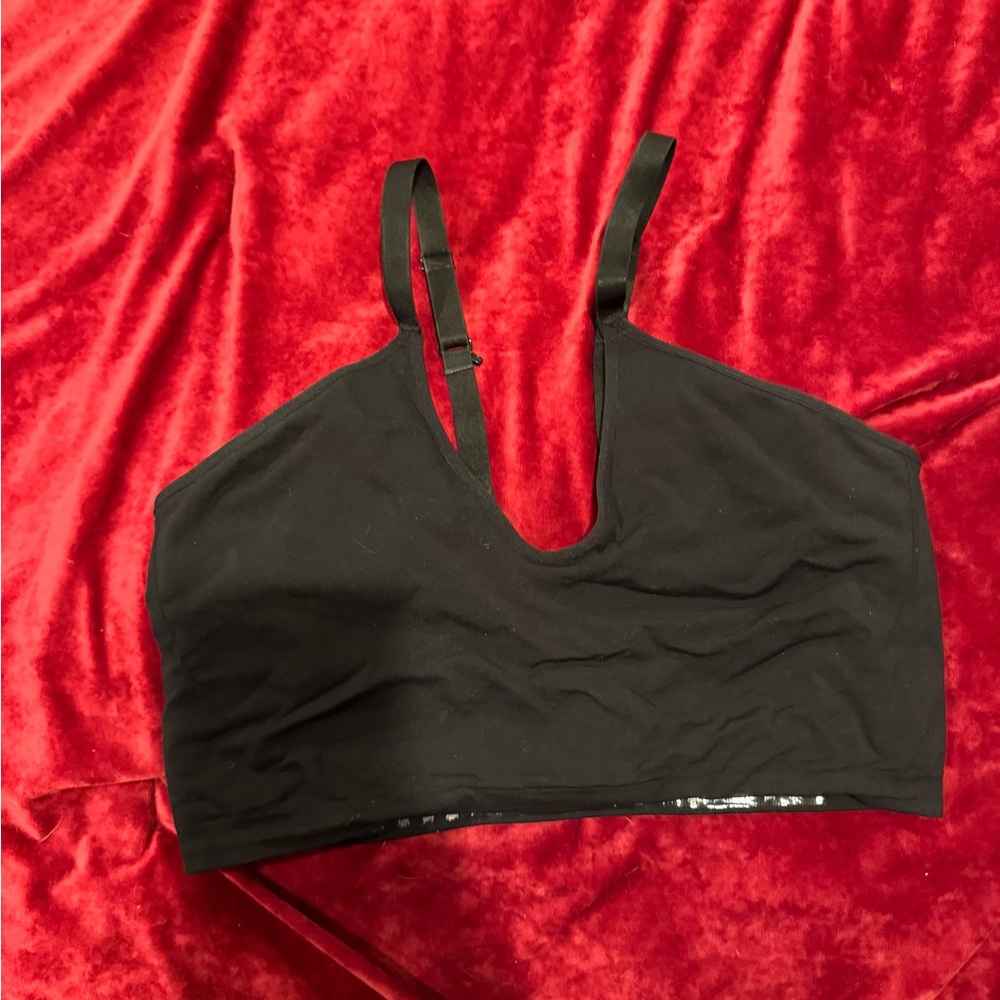 YITTY Black Scoop Neck Bra